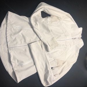 Lululemon jacket in white size 10